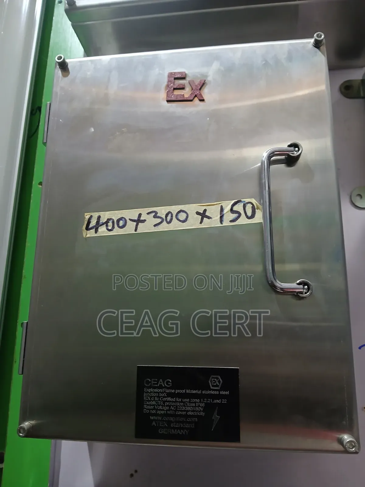 400 X 300 X 150 Stainless Enclosure Box