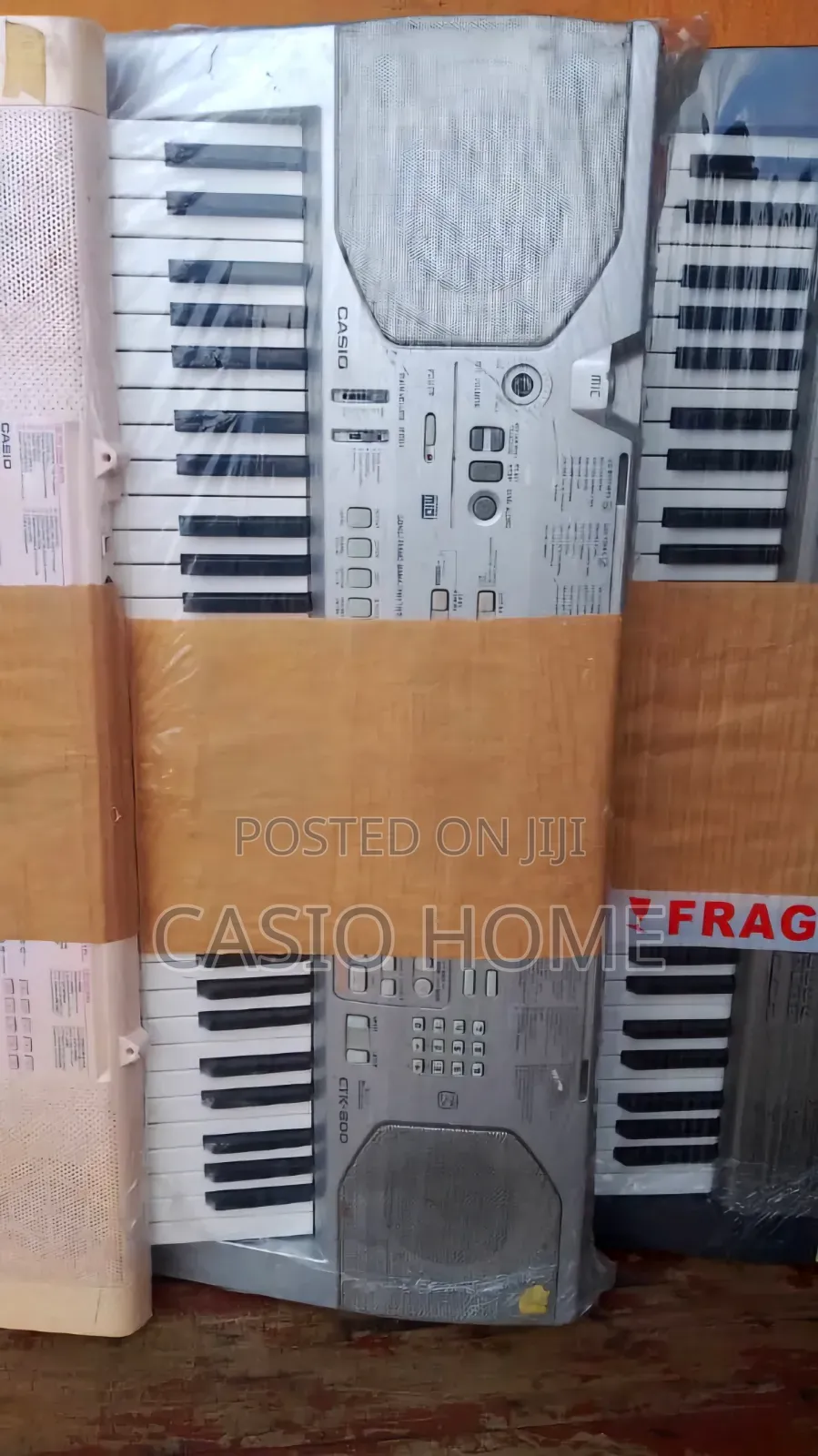 Neat Working 5 Octaves Casio CTK Keyboard Piano With Power Adapter