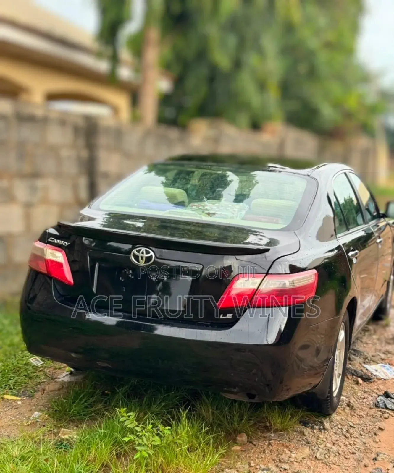 Toyota Camry 2.4 LE 2008 Black