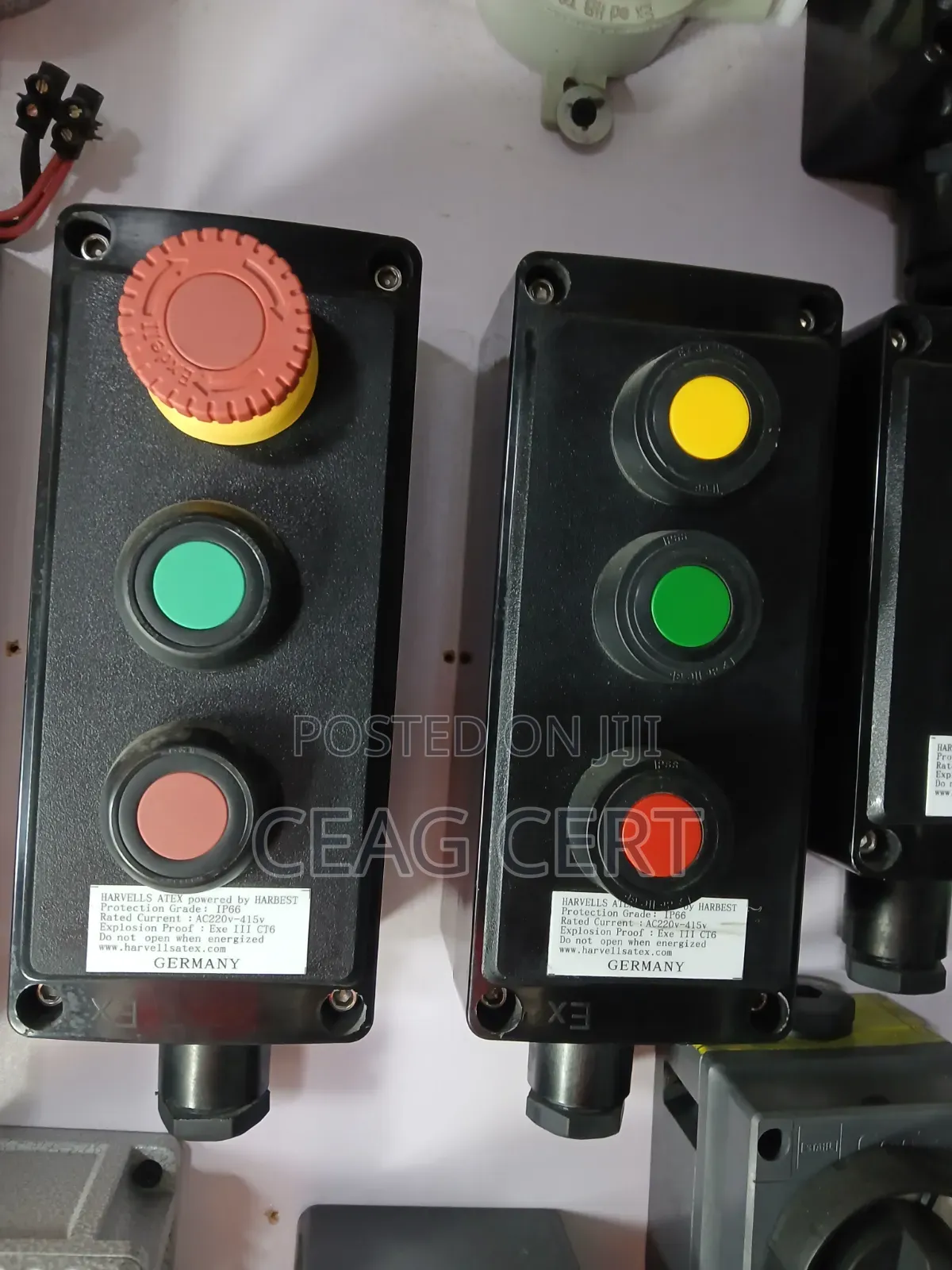 Start and Stop With Emergency Pushing Button Atex Ex Proof