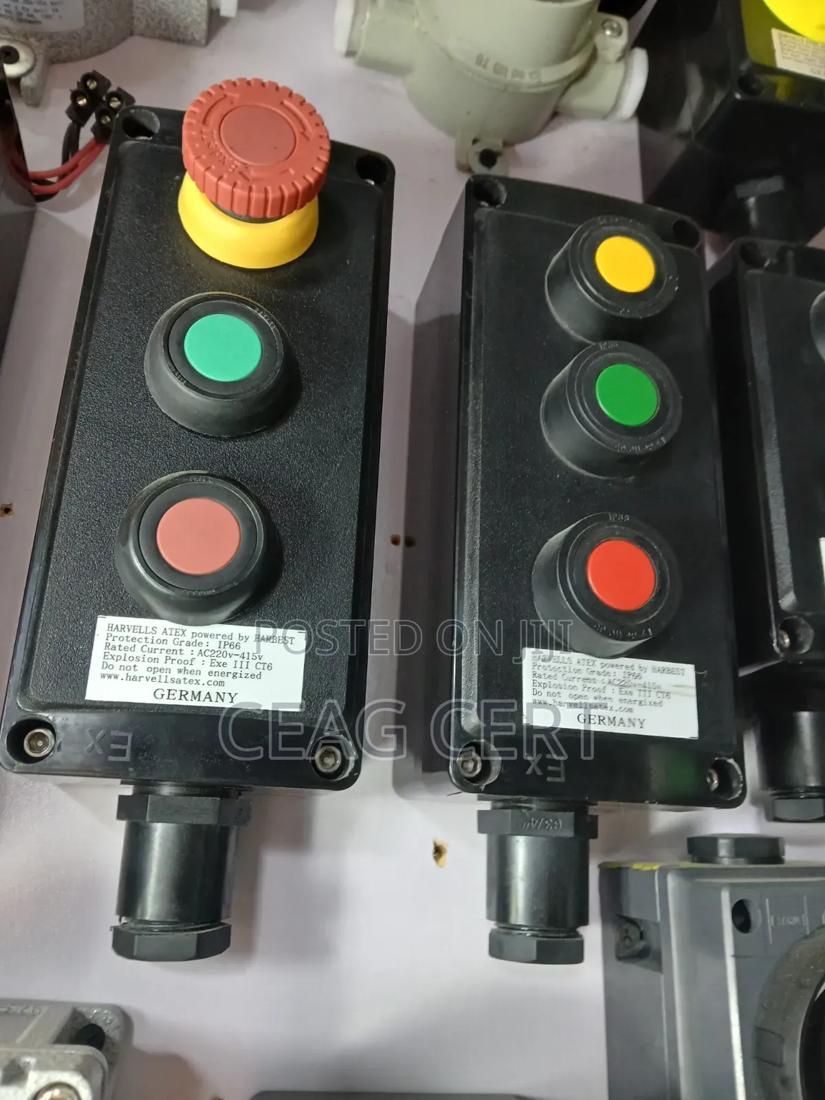Start and Stop With Emergency Pushing Button Atex Ex Proof