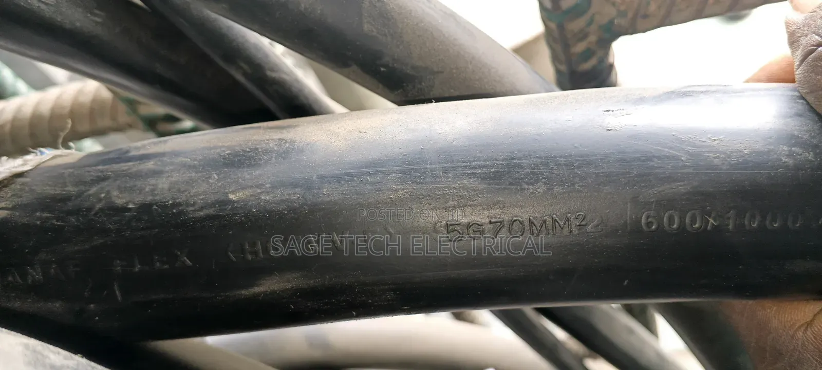 70mm 5core BICC Electric Flexible Cable TRS