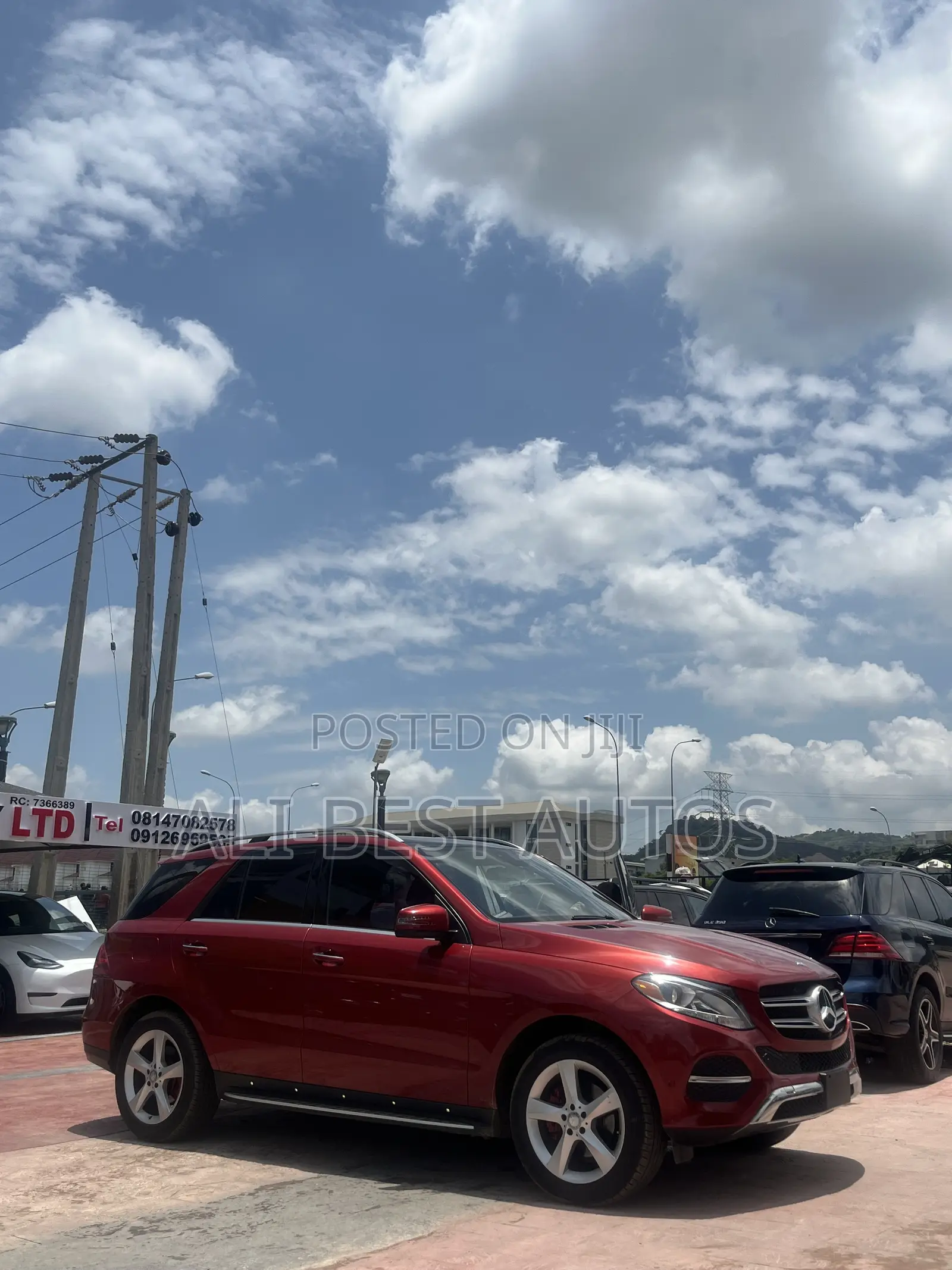 Mercedes-Benz GLE-Class 2016 Red
