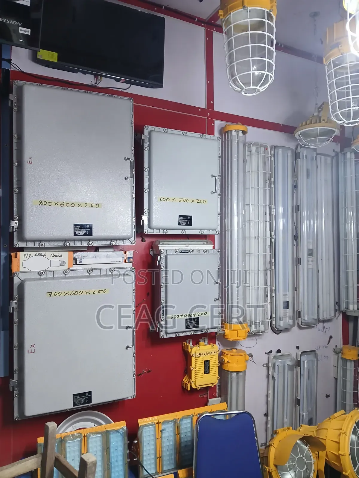 Explosion Proof Atex Florescent Light and Atex Enclosure Boxes