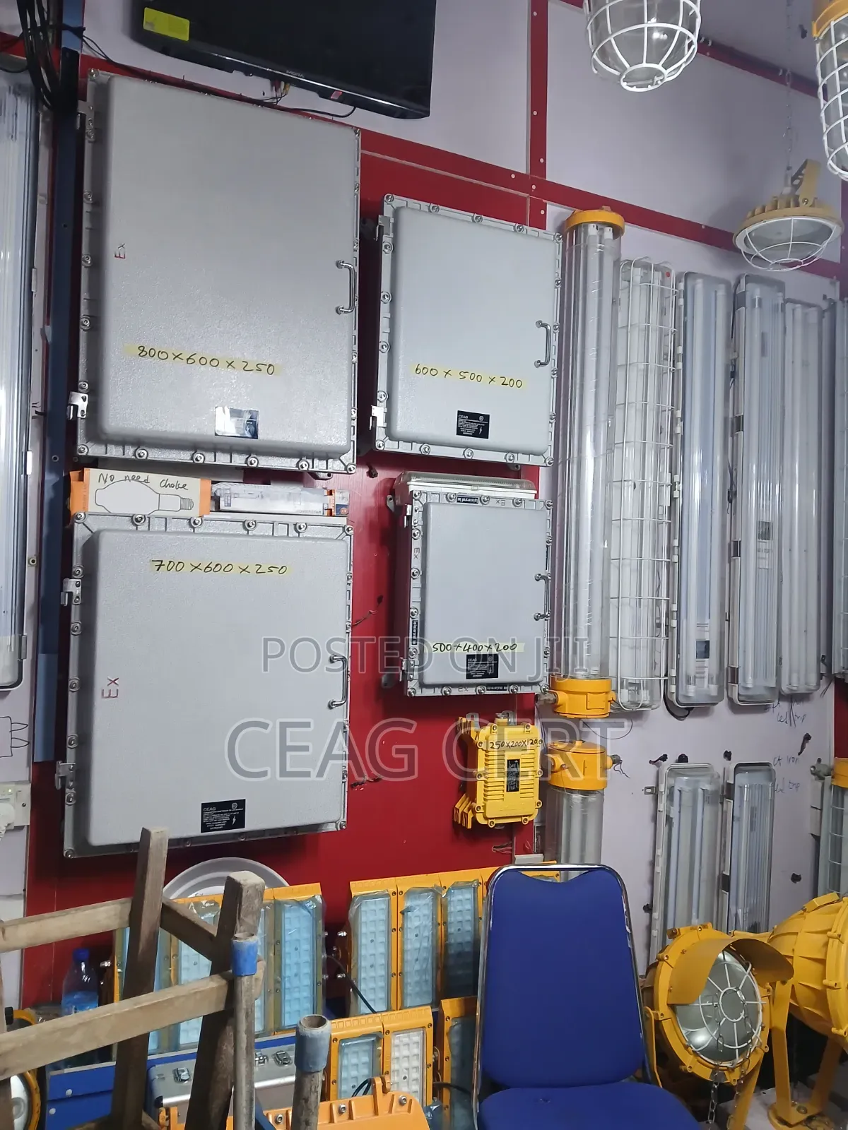 Explosion Proof Atex Florescent Light and Atex Enclosure Boxes