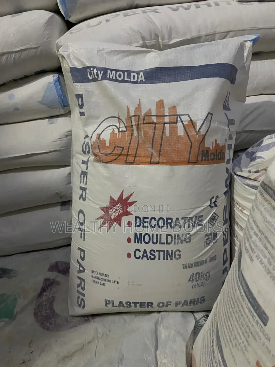 City Molda Plaster of Paris P.O.P Cement (40KG)