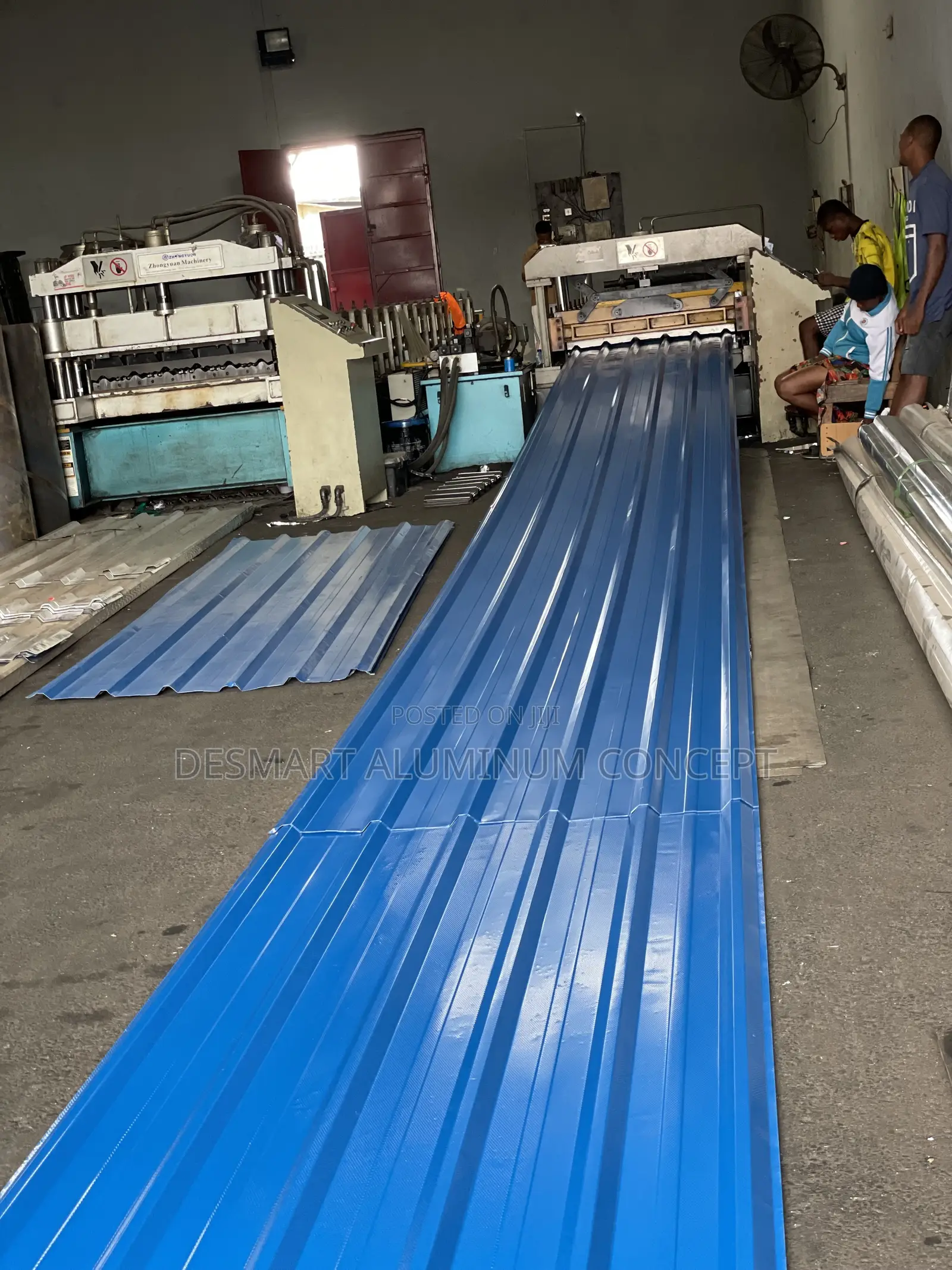 Lagos Standard Quality Aluminum Roofing Sheets/Blue Color/0.45
