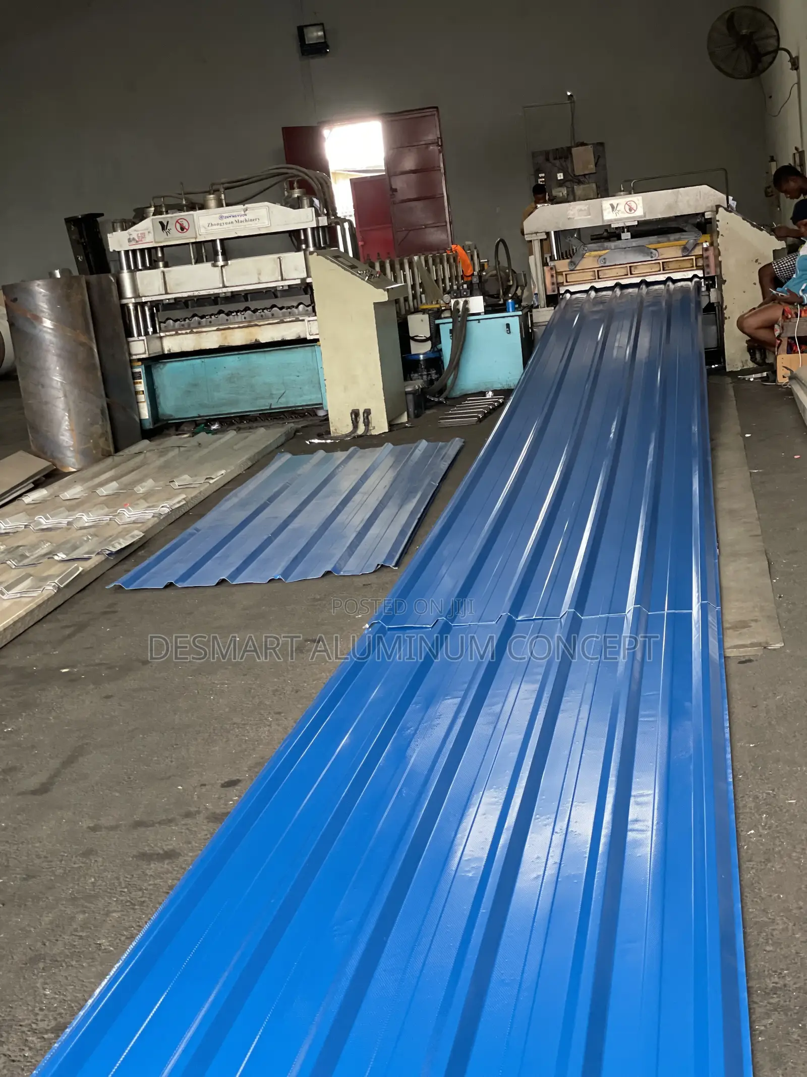 Lagos Standard Quality Aluminum Roofing Sheets/Blue Color/0.45