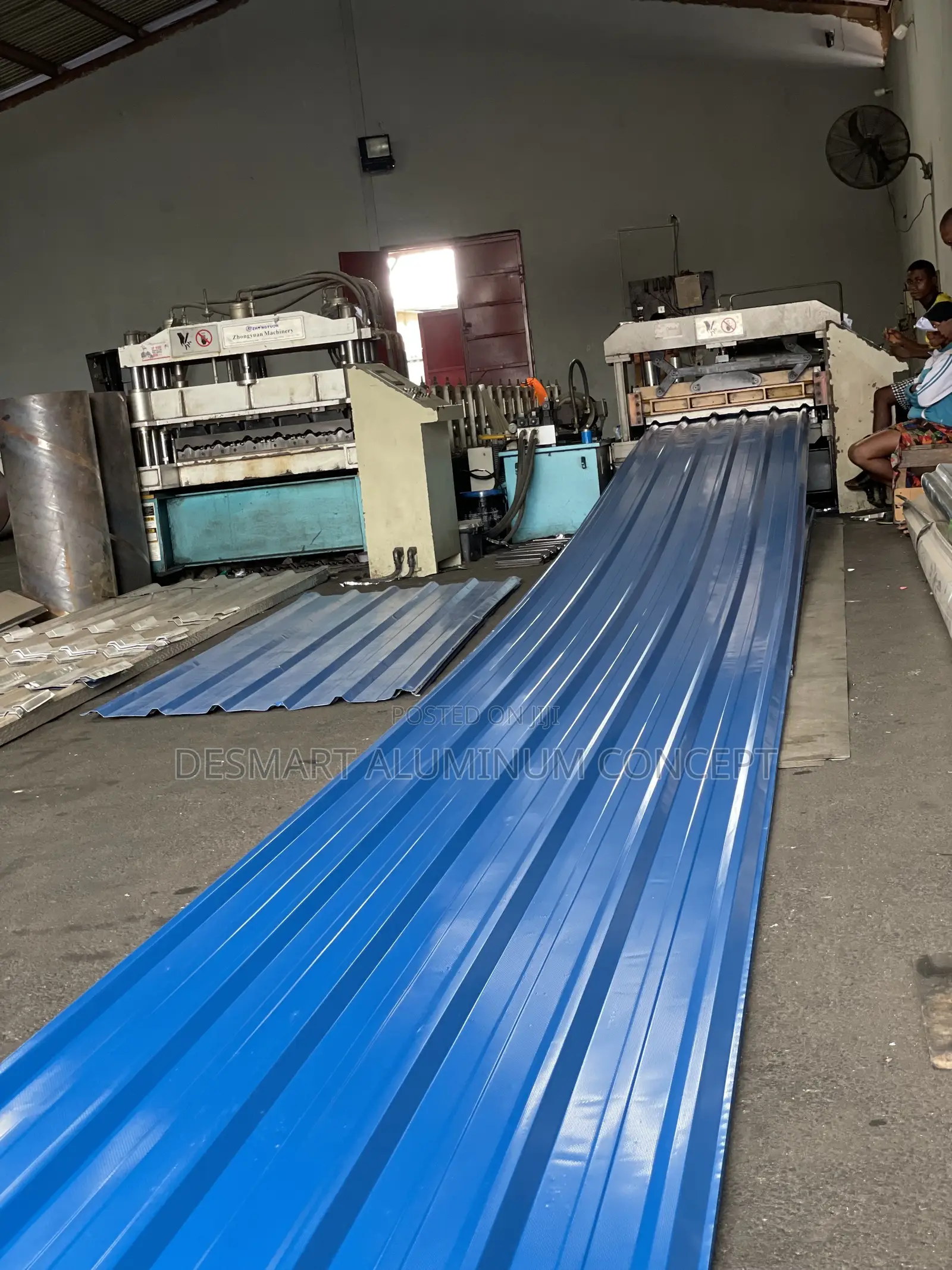 Lagos Standard Quality Aluminum Roofing Sheets/Blue Color/0.45