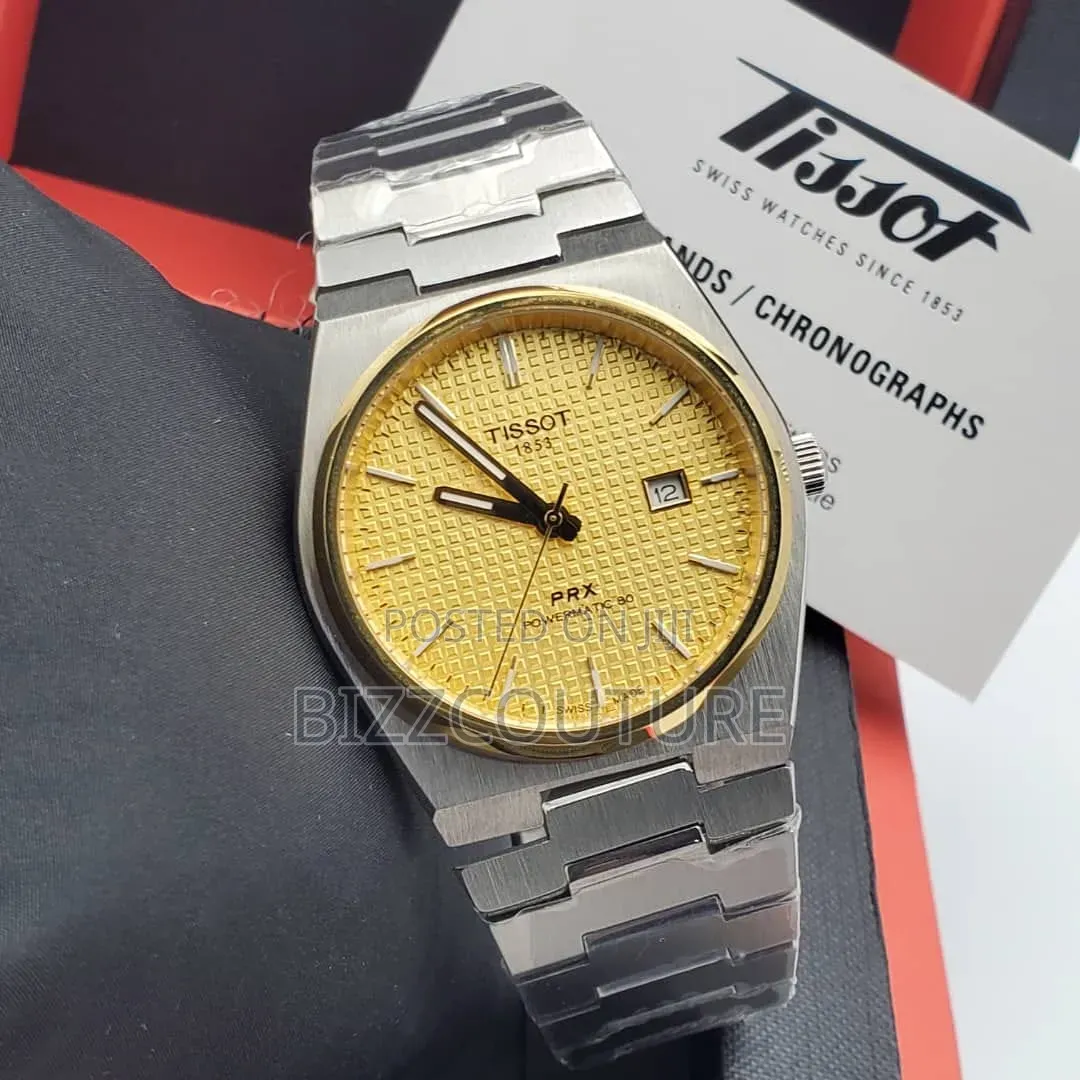 Original Tissot Men's Silver Chain Watch 100% Authentic Guaranteed