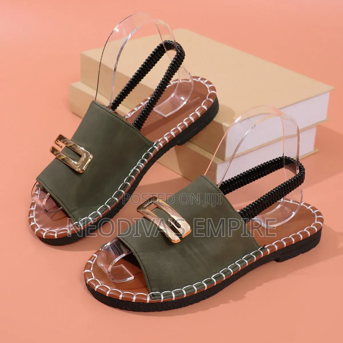 Woman Fashionable Braidded Flat Open-Toe Casual Adjustable Sandals
