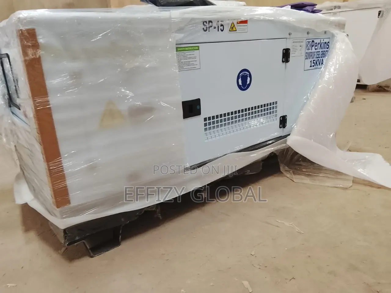 Original Perkins 15kVA SOUNDPROOF DIESEL GENERATOR, 100% COPPER