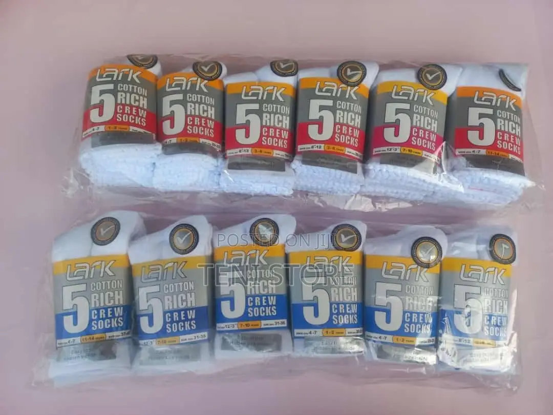 Student Kids Socks (5pairs of 6packs)