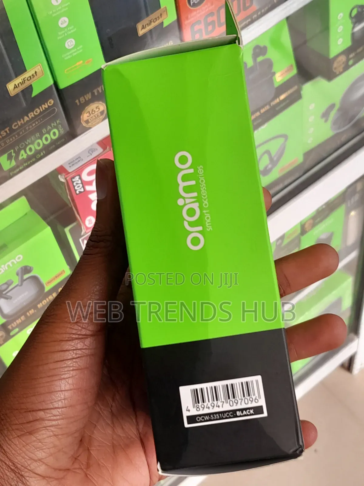 Oraimo 35W Fast Charger PowerGaN 351 (OCW-5351UCC) + Type-C Cable