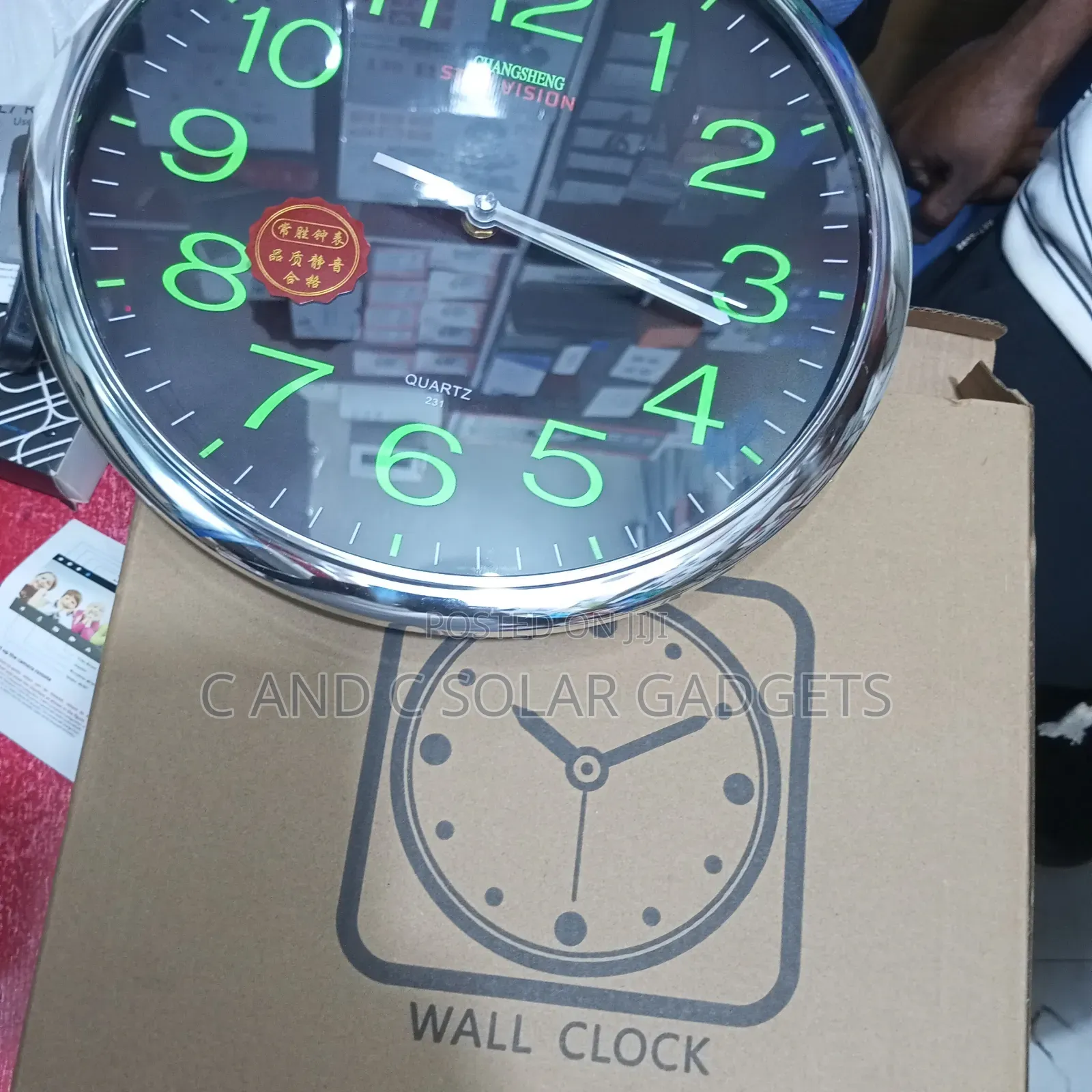 Smart Wall Clock CCTV Camera