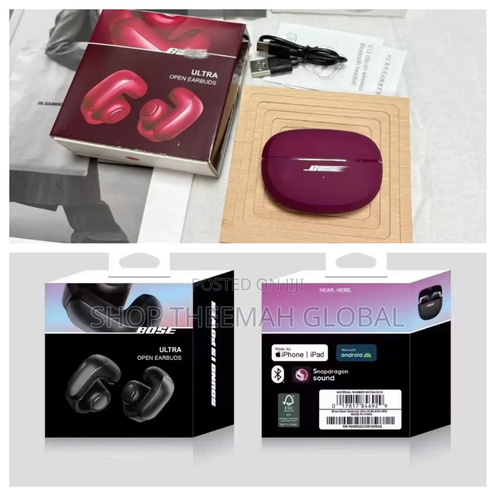 Bose V12, Ultra Wireless Sport Clip on Bluetooth Ear Pod