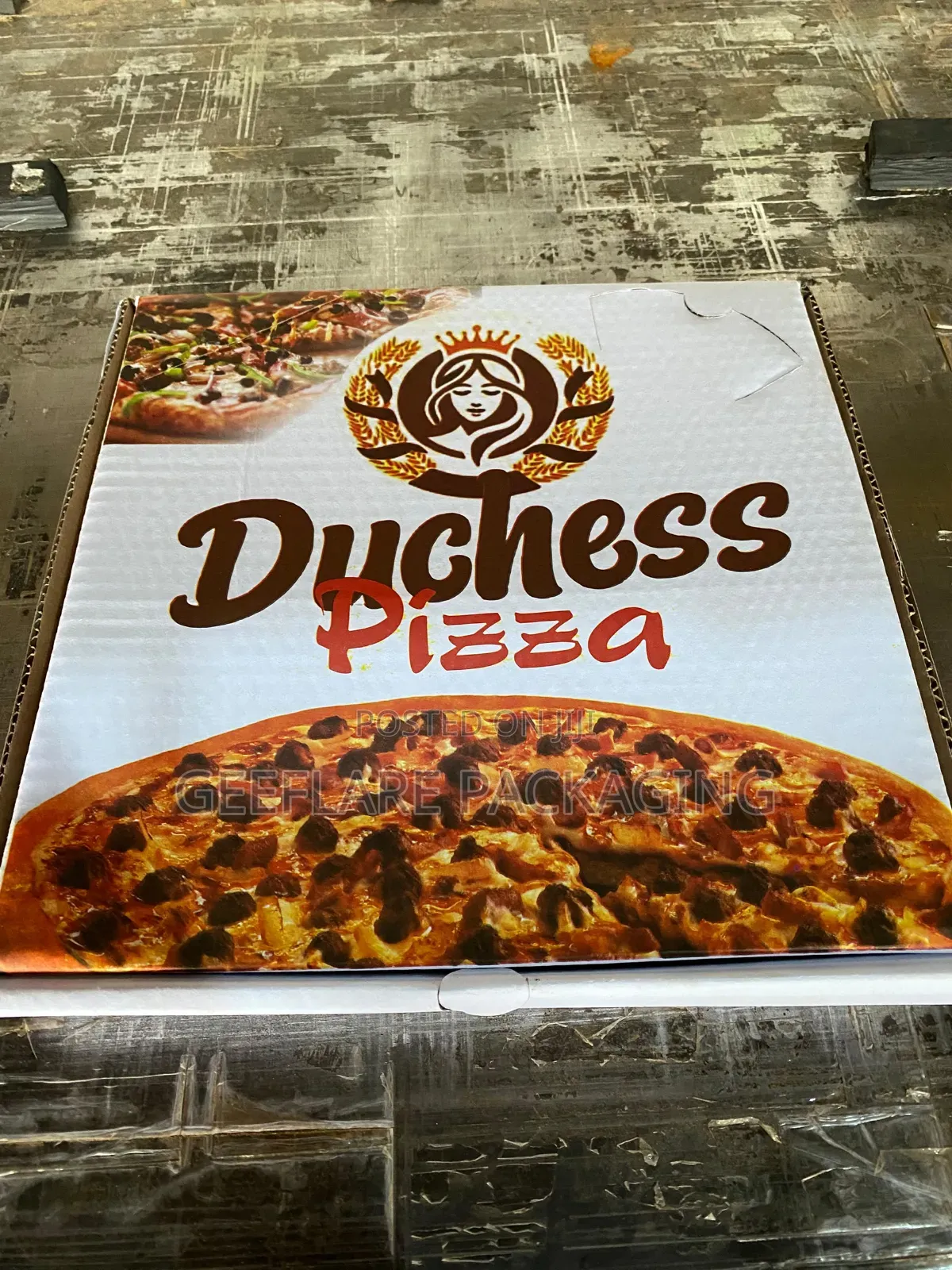 Branding Colors Pizza Box