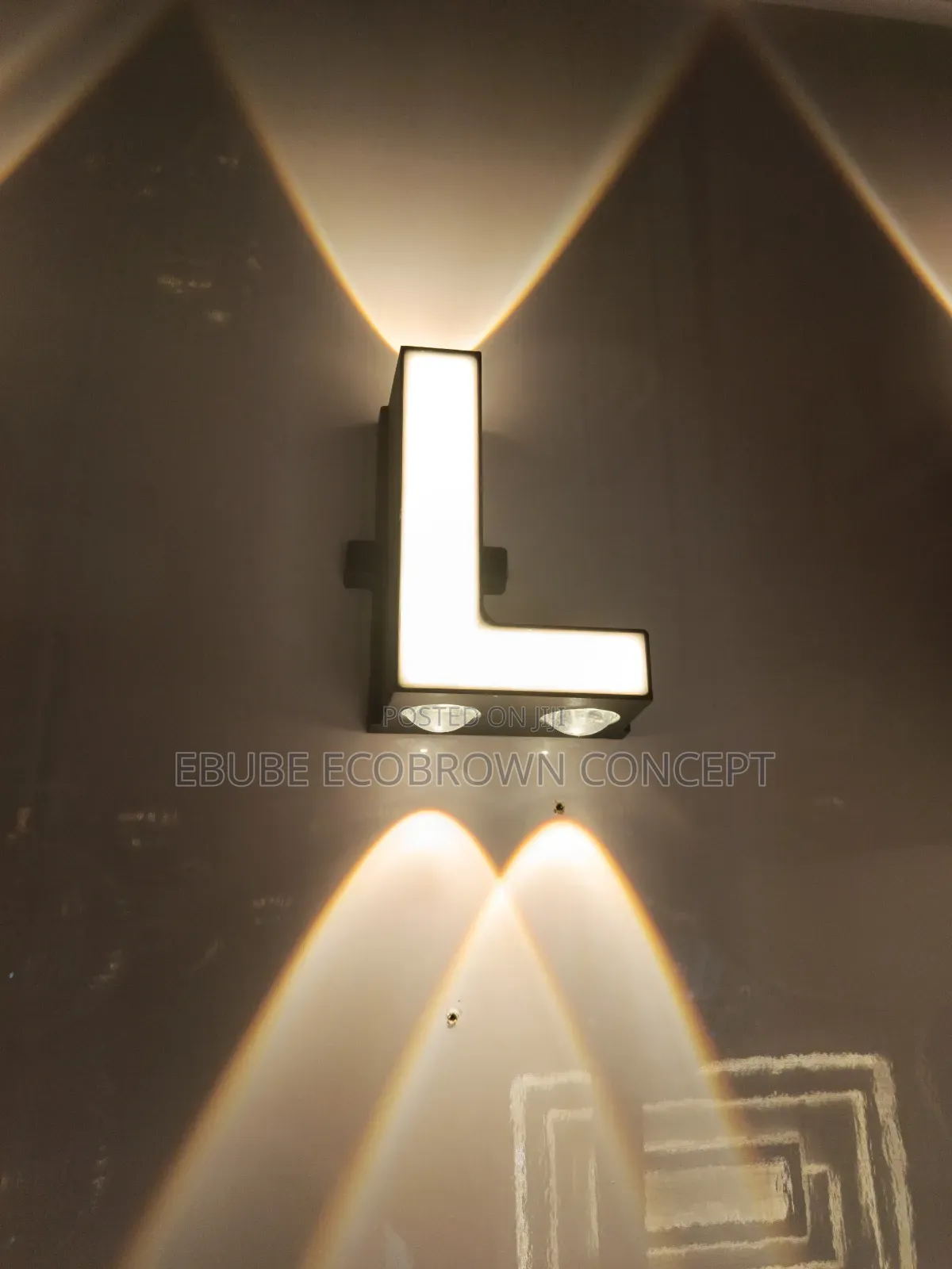 Letter Wall Lamp Light All Alphabet Available