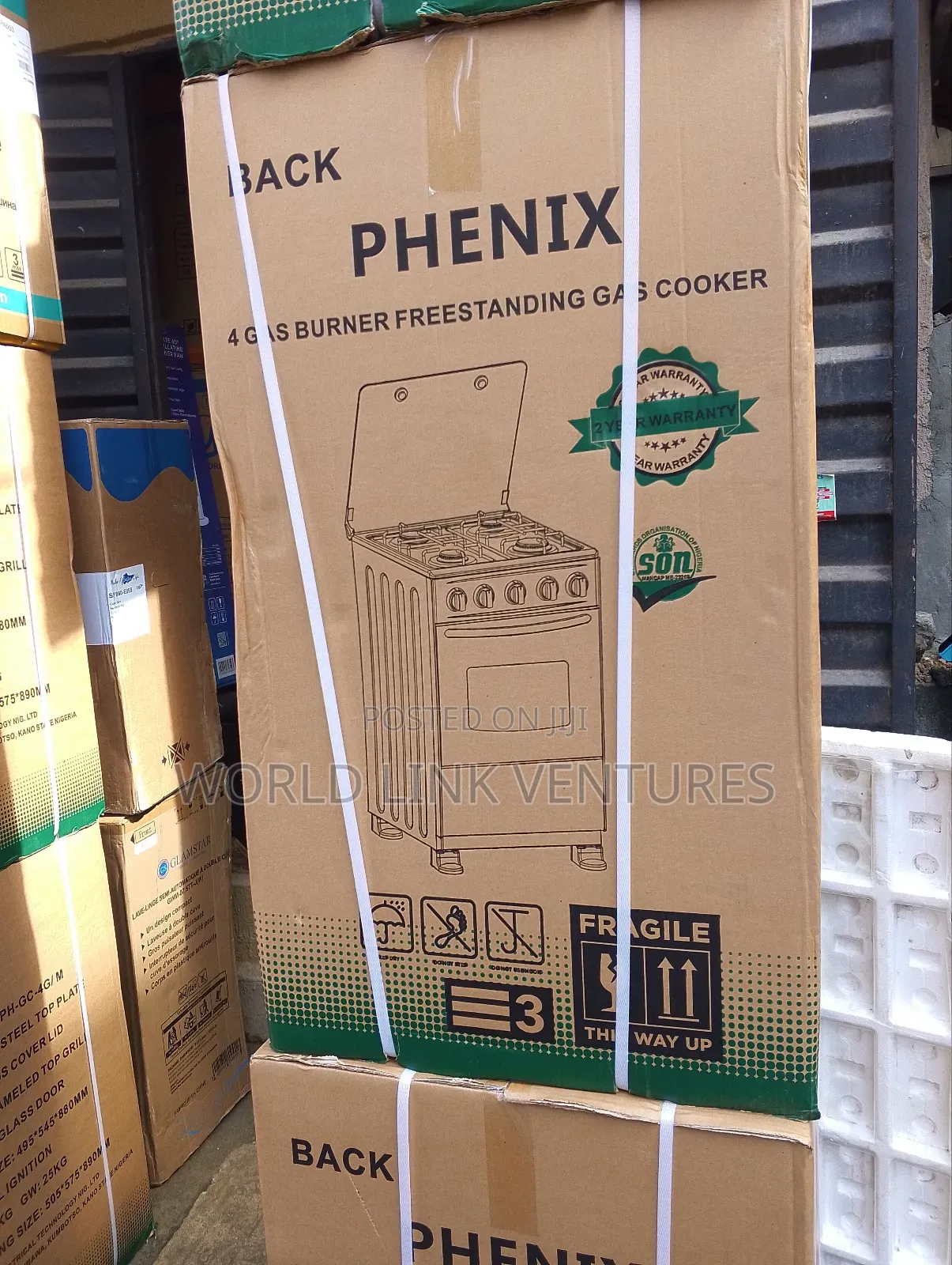 Phenix 2 Years Company Warranty 4 Gas Burners None Automatic Ignition