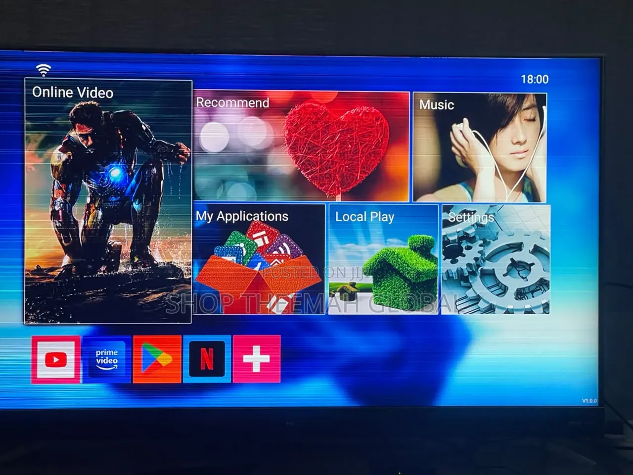 TCL 55" Smart TV With Android Box