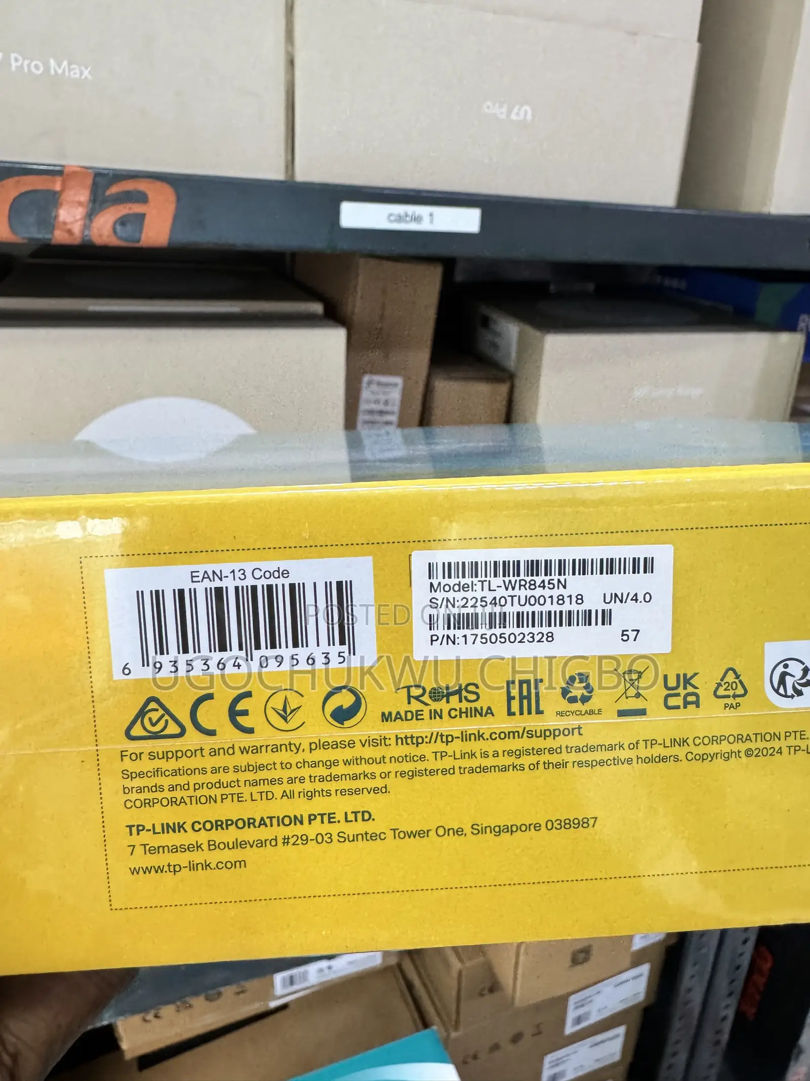 Tplink Wireless N Router TL-WR845N