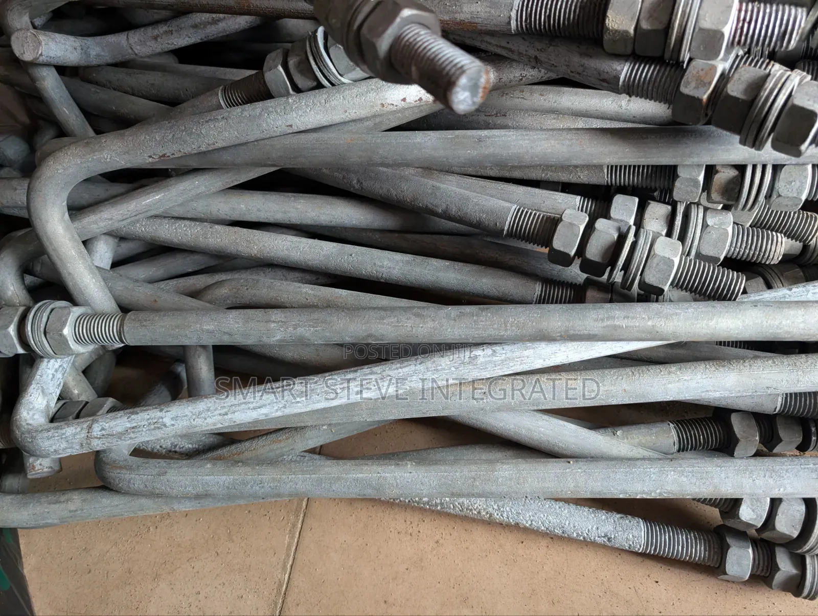 , L-Shaped Hot-Dip Galvanized Foundation Anchor Bolts