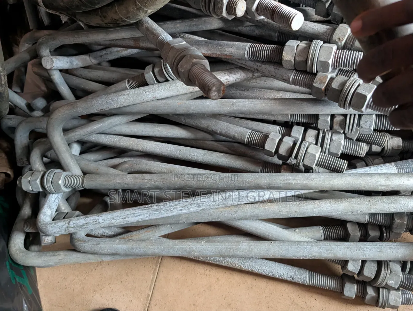 , L-Shaped Hot-Dip Galvanized Foundation Anchor Bolts