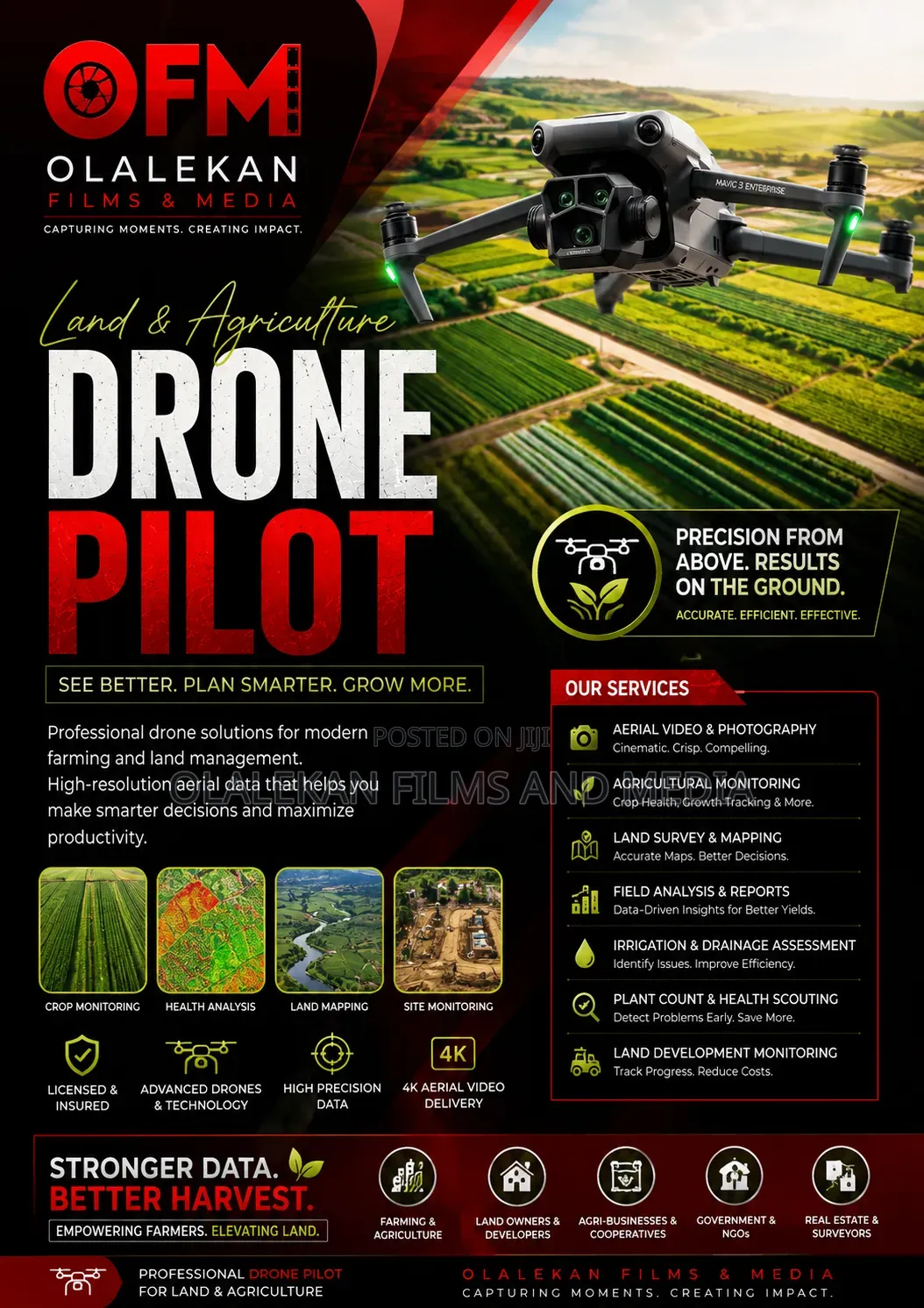Land and Agriculture Drone Pilot