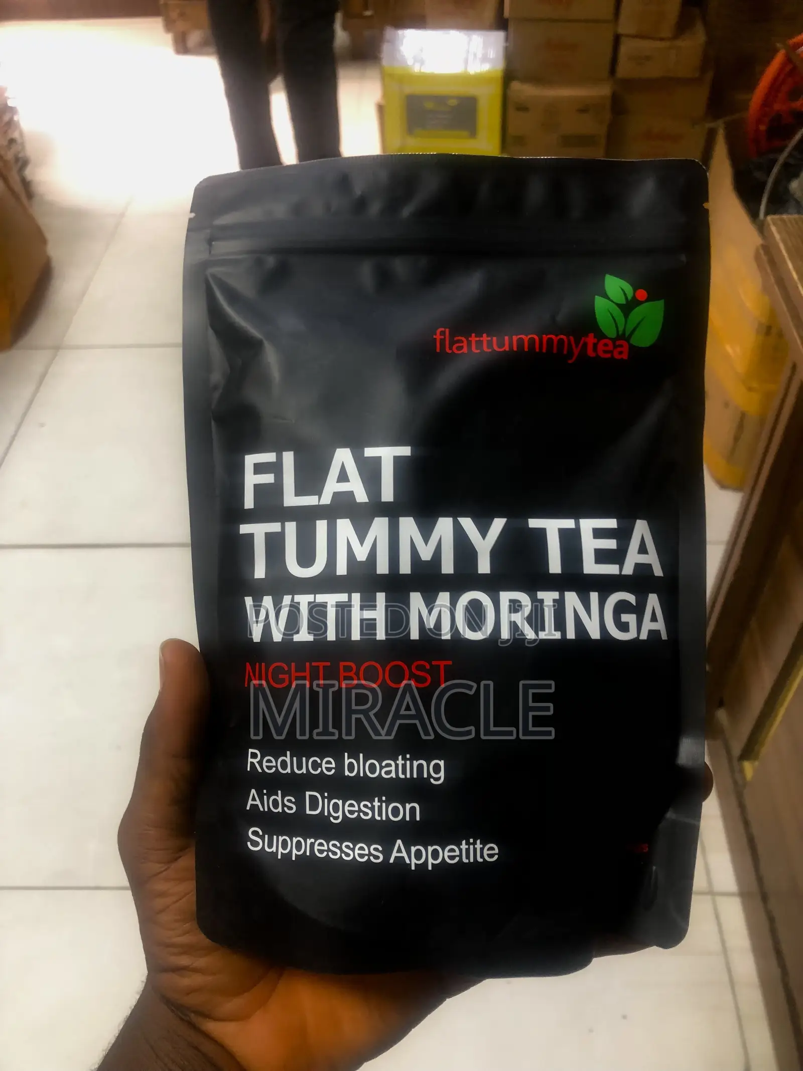 Flat Tummy Tea With Moringa