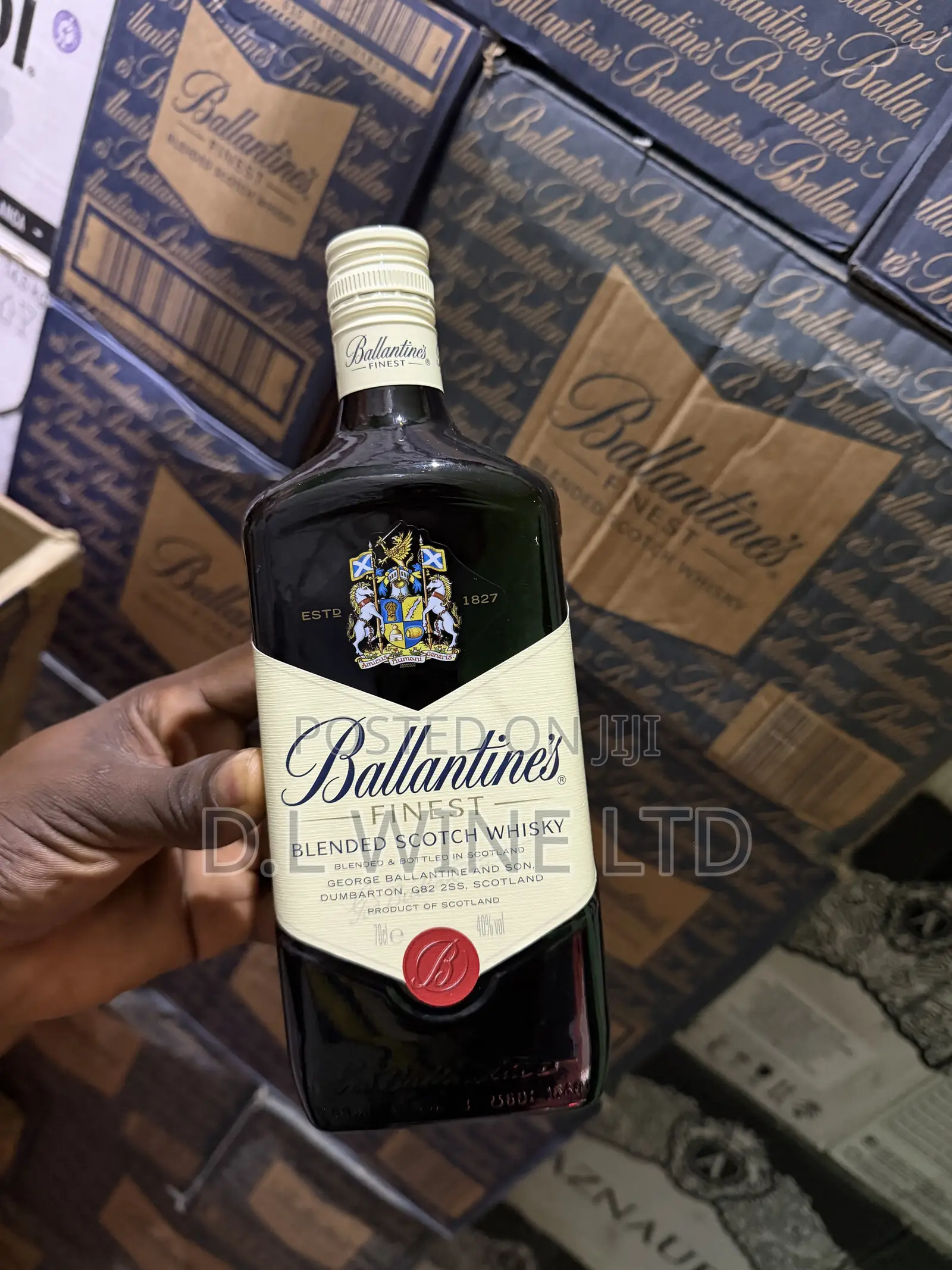 Ballantine’s Finest Scotch Whisky Carton of 12 Bottles