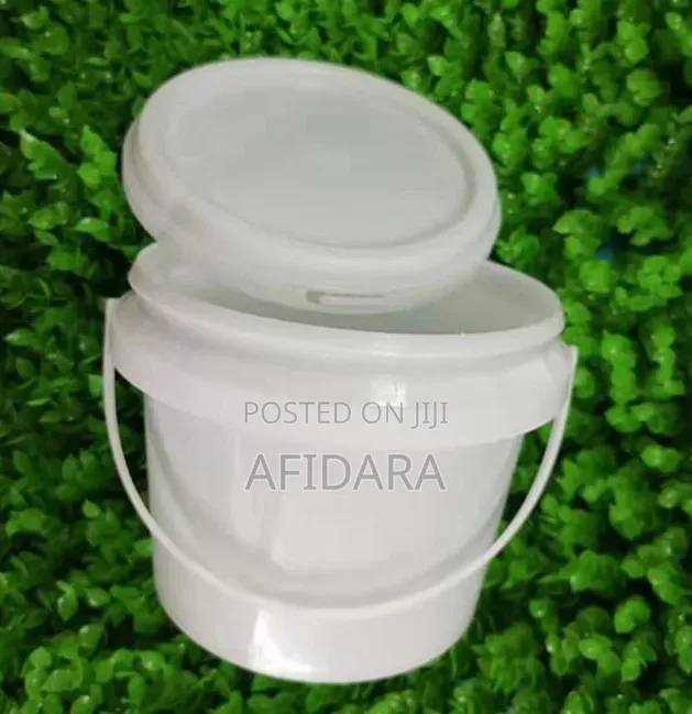 1.2l White Bucket Great for Yogurt 500 Pieces