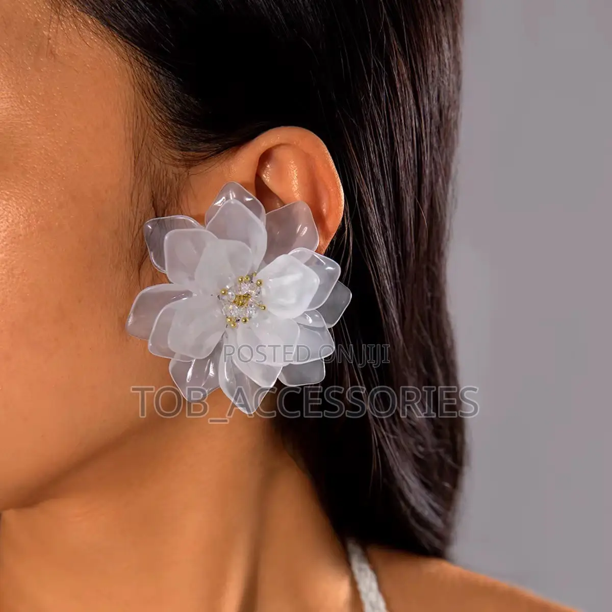 Women Flower Stud Earring