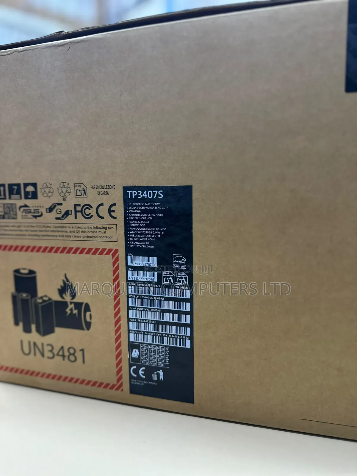 New Asus VivoBook Flip 14 TP401NA 16GB Intel Core Ultra 7 SSD 512GB