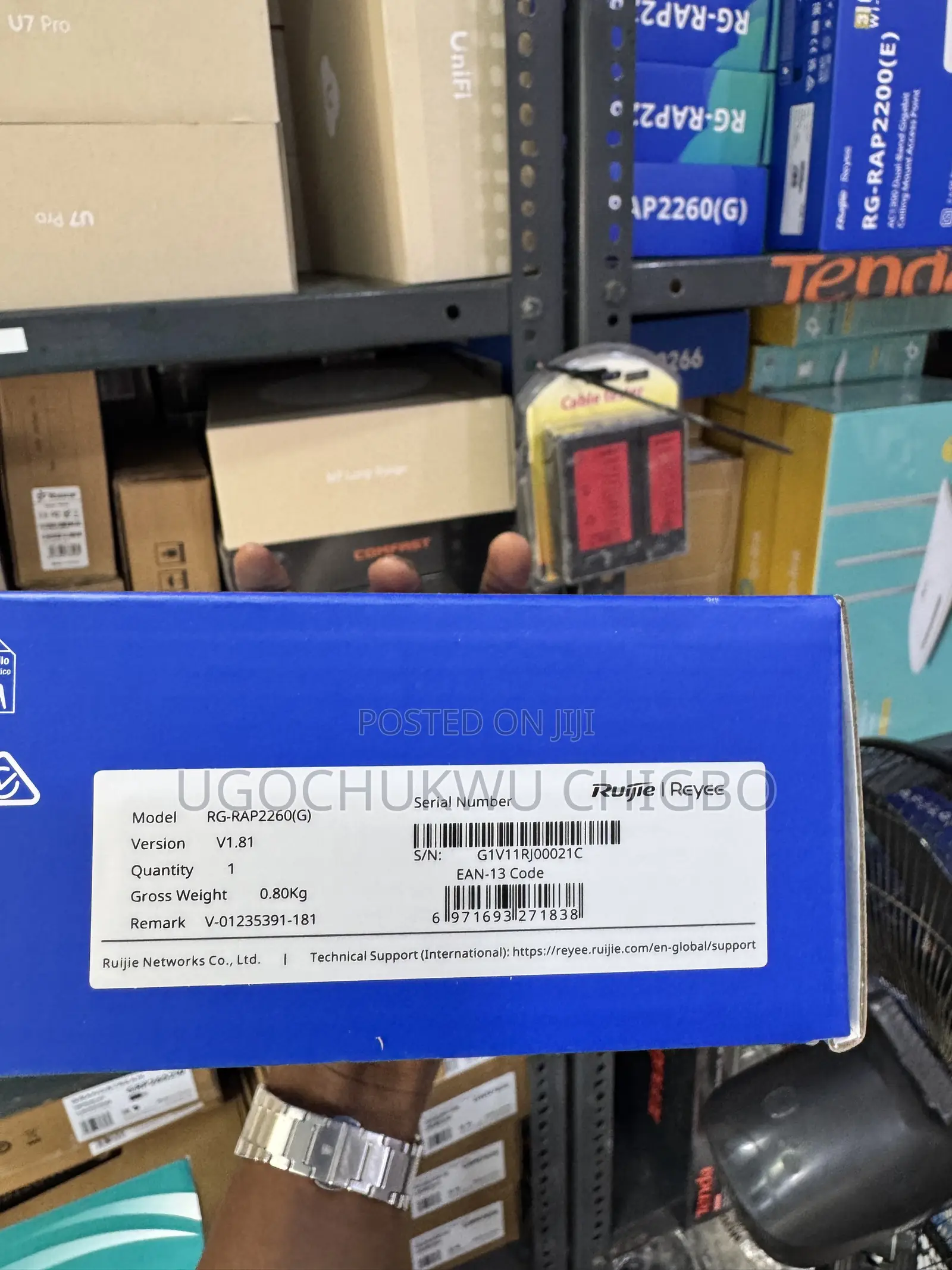Ruijie Ax1800 Dual Band Gigabit Access pointRG-RAP2260(G)