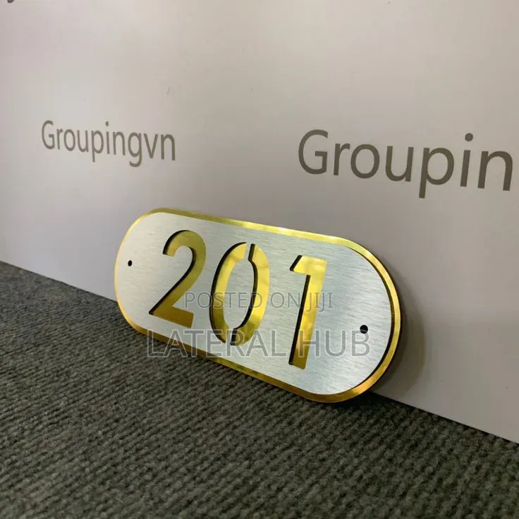 Custom Hotel Room Sign