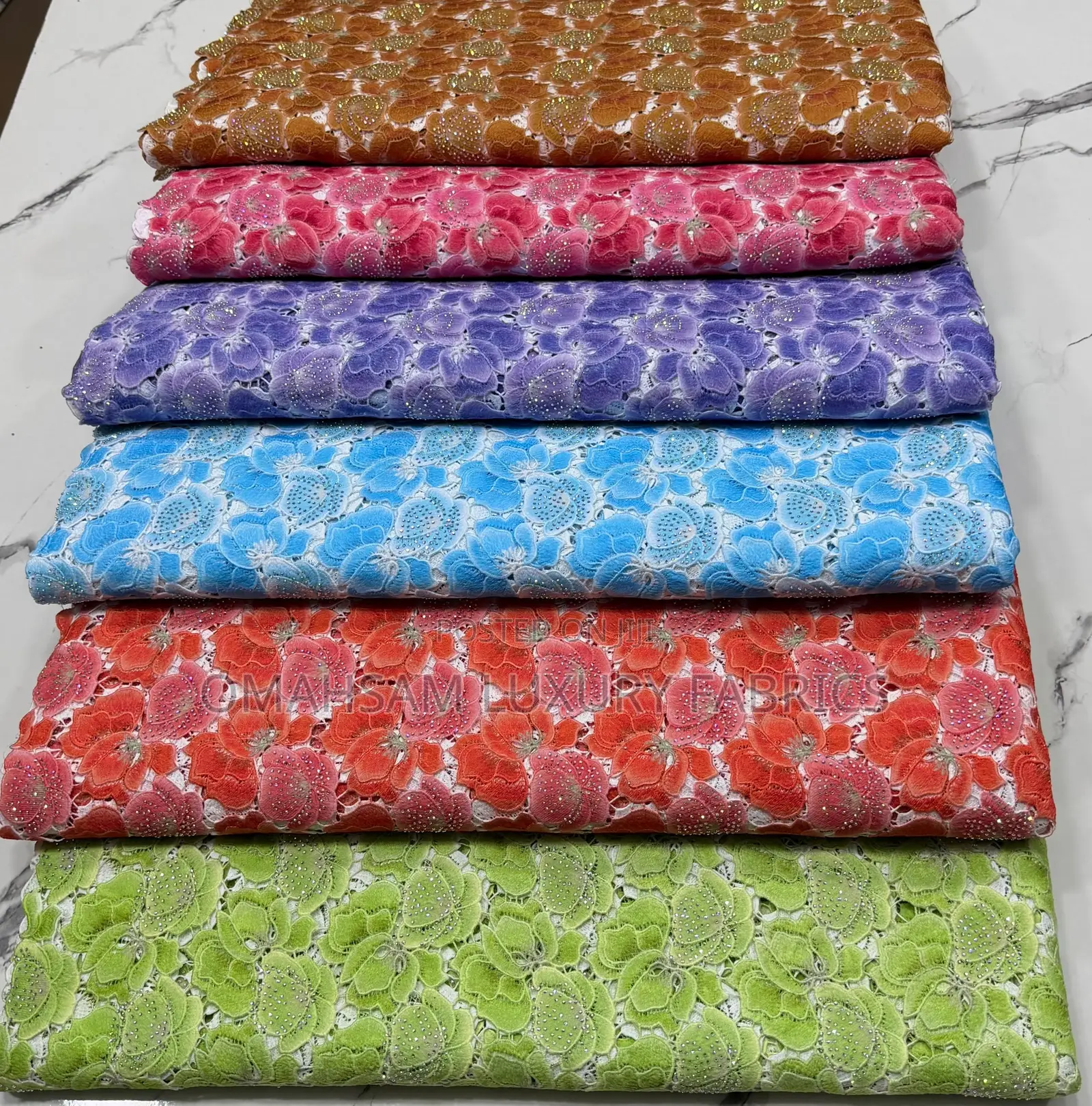 Swiss Cord Lace With Stones