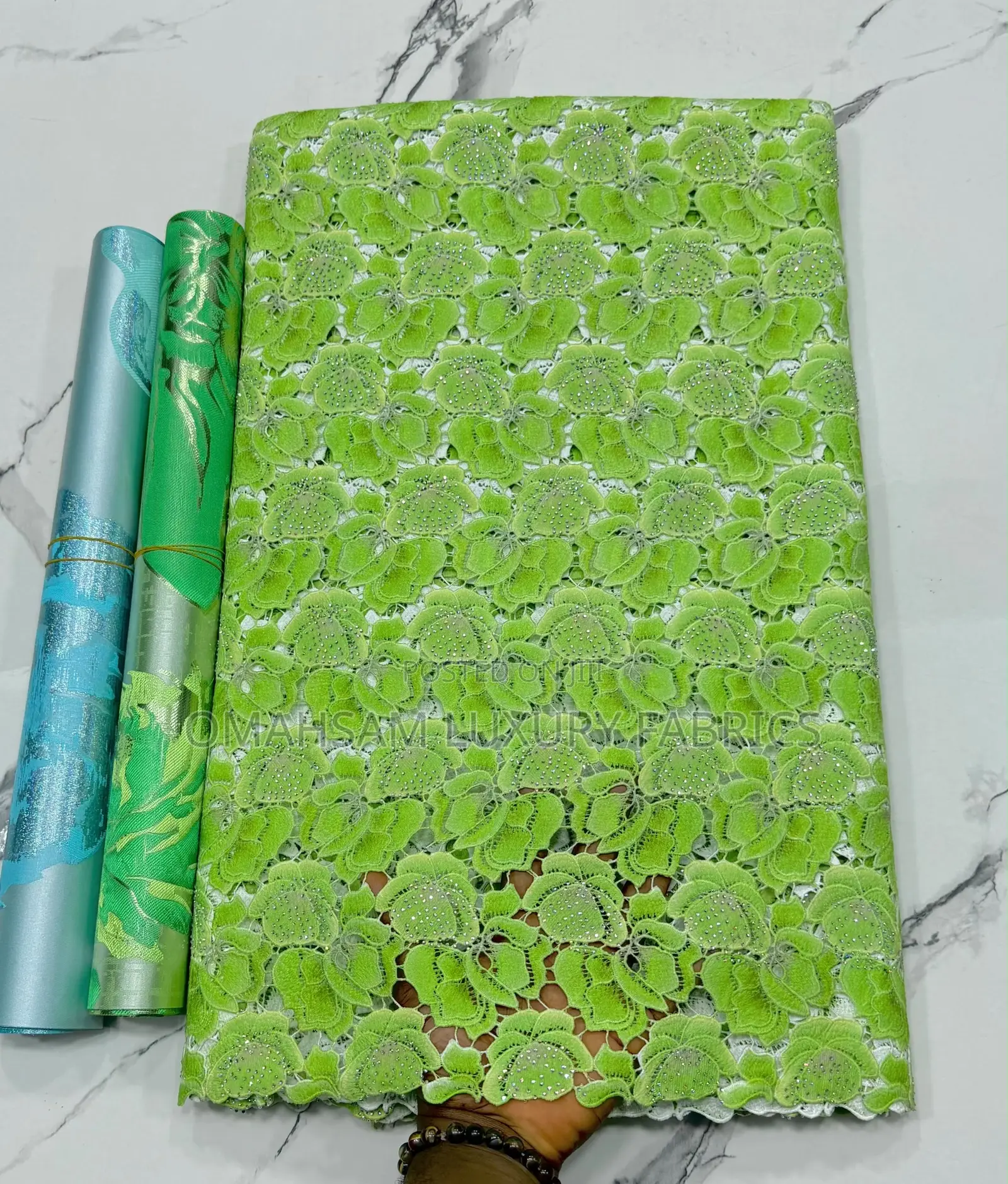 Swiss Cord Lace With Stones