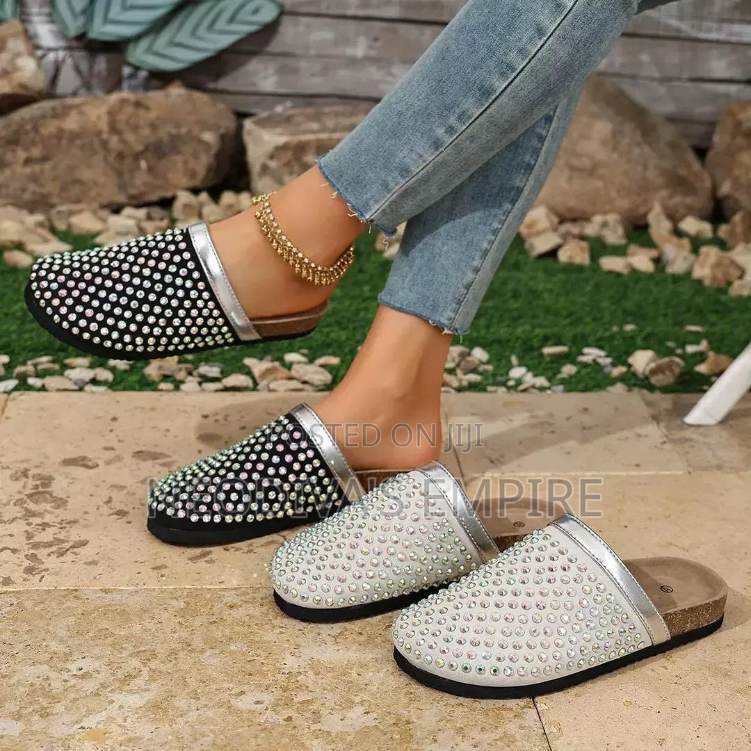 Woman's Rhinestone Comfort Clogs