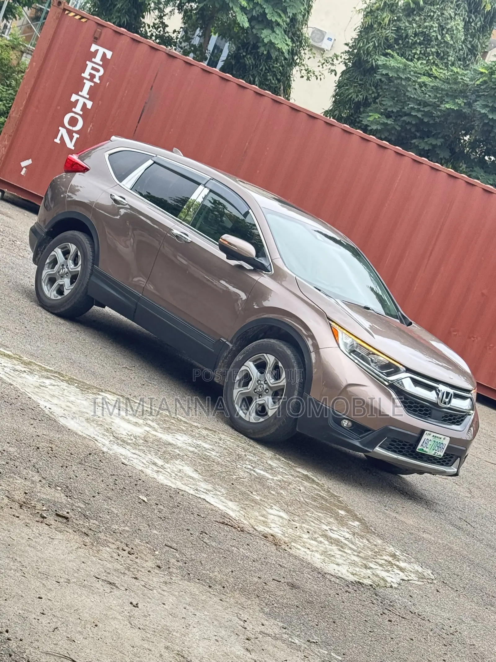 Honda CR-V EX-L 4dr SUV AWD (1.5L 4cyl CVT) 2017 Brown
