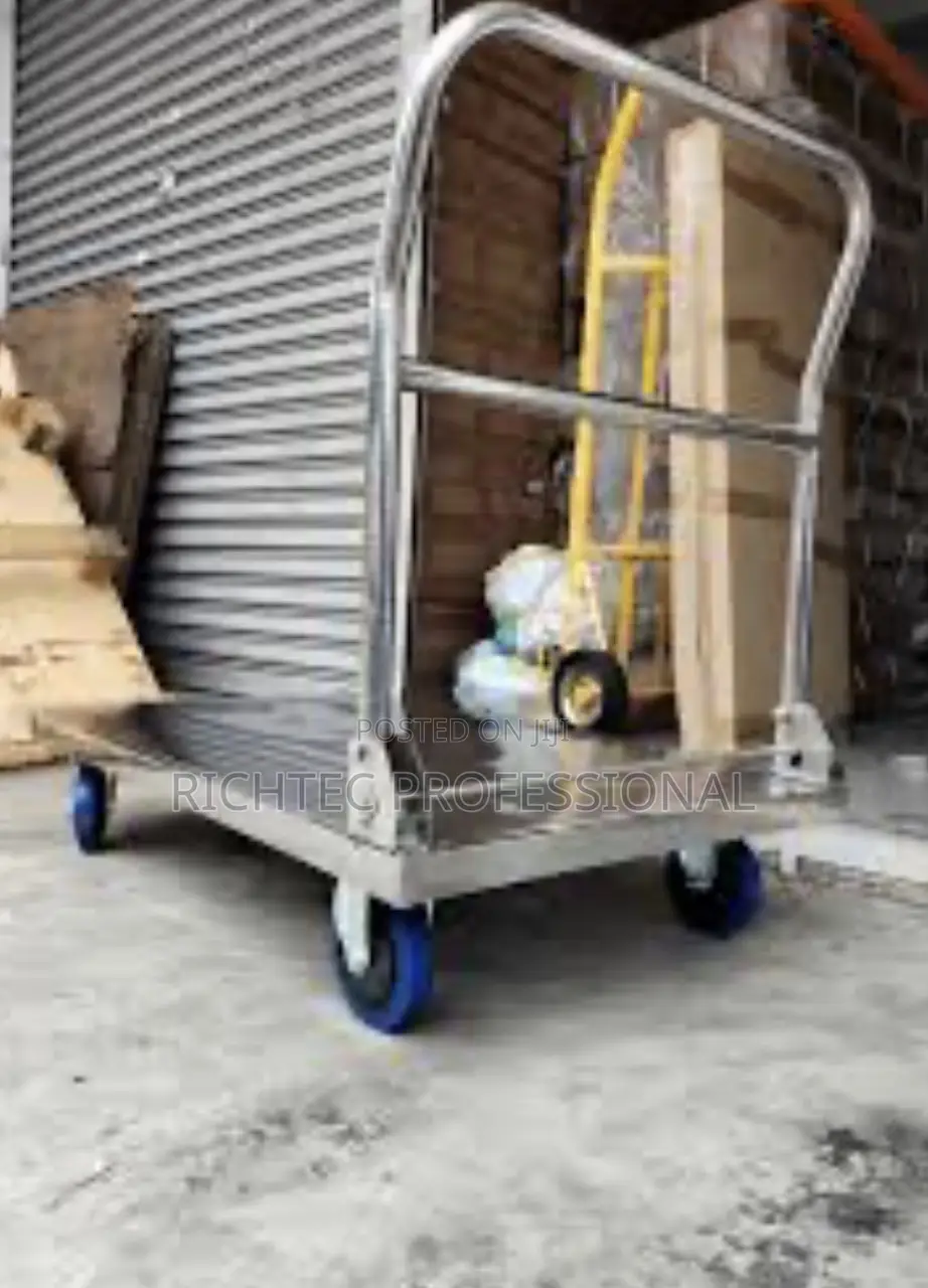 Heavy Duty Stainless Steel Platform Hand Truck Trolley