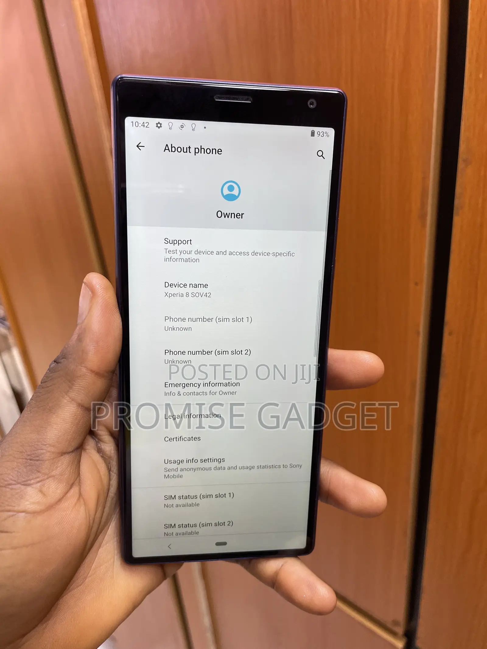 Sony Xperia 8 SOV42 64 GB Blue