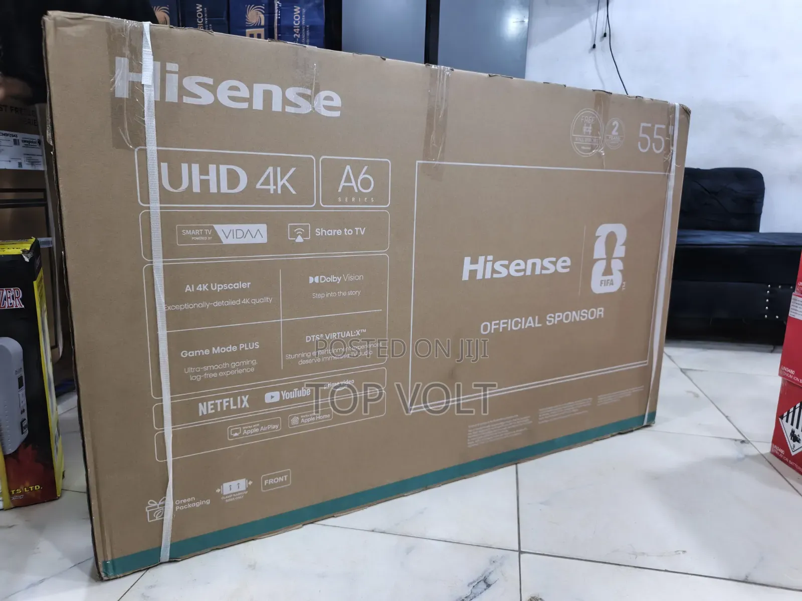 Hisense 55” Ultra HD Smart TV for Movies and Sports