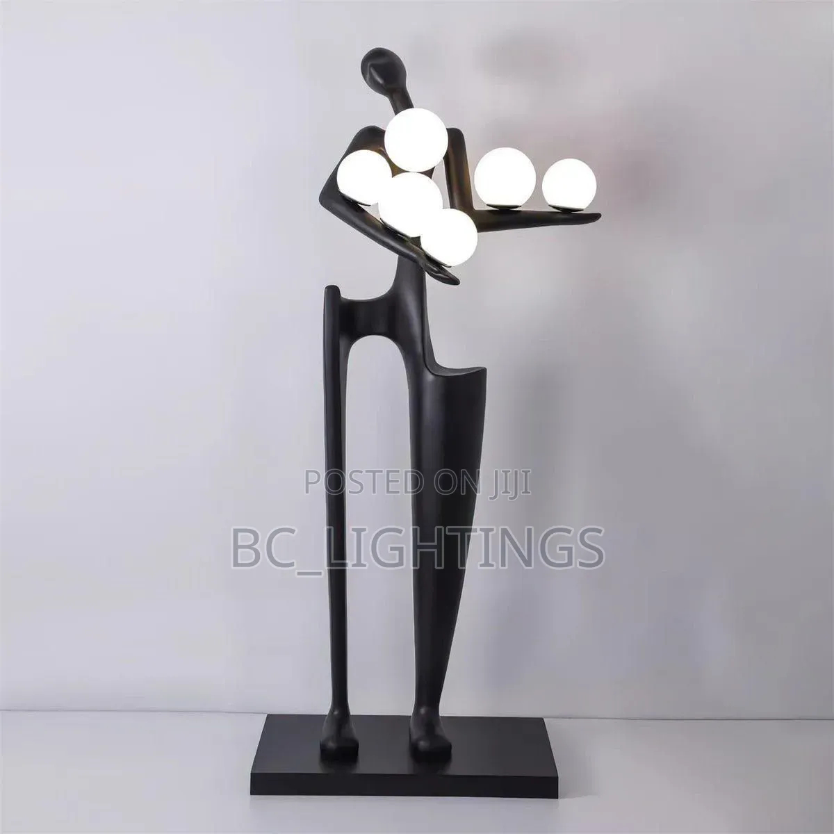 Large Black Floor Lamp Modern Art Zenith Corner Floor Lamp