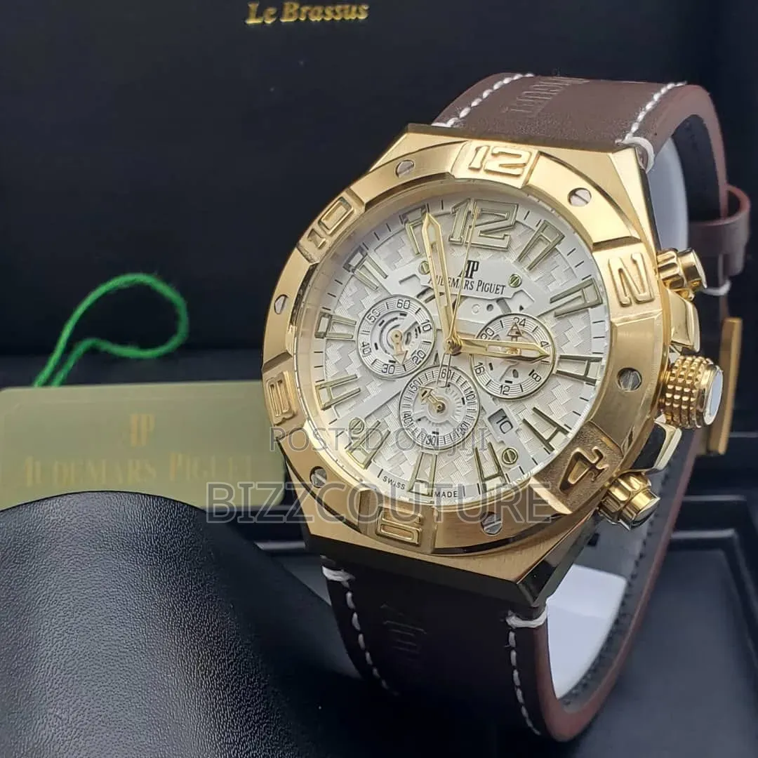 Original AUDEMARS PIGUET Men’s Leather Strap 100% AUTHENTIC GUARANTEED