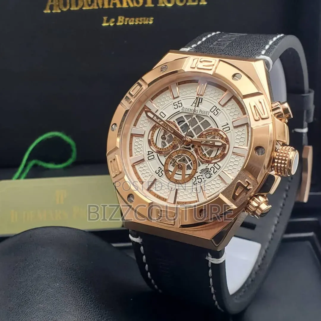 Original AUDEMARS PIGUET Men’s Leather Strap 100% AUTHENTIC GUARANTEED