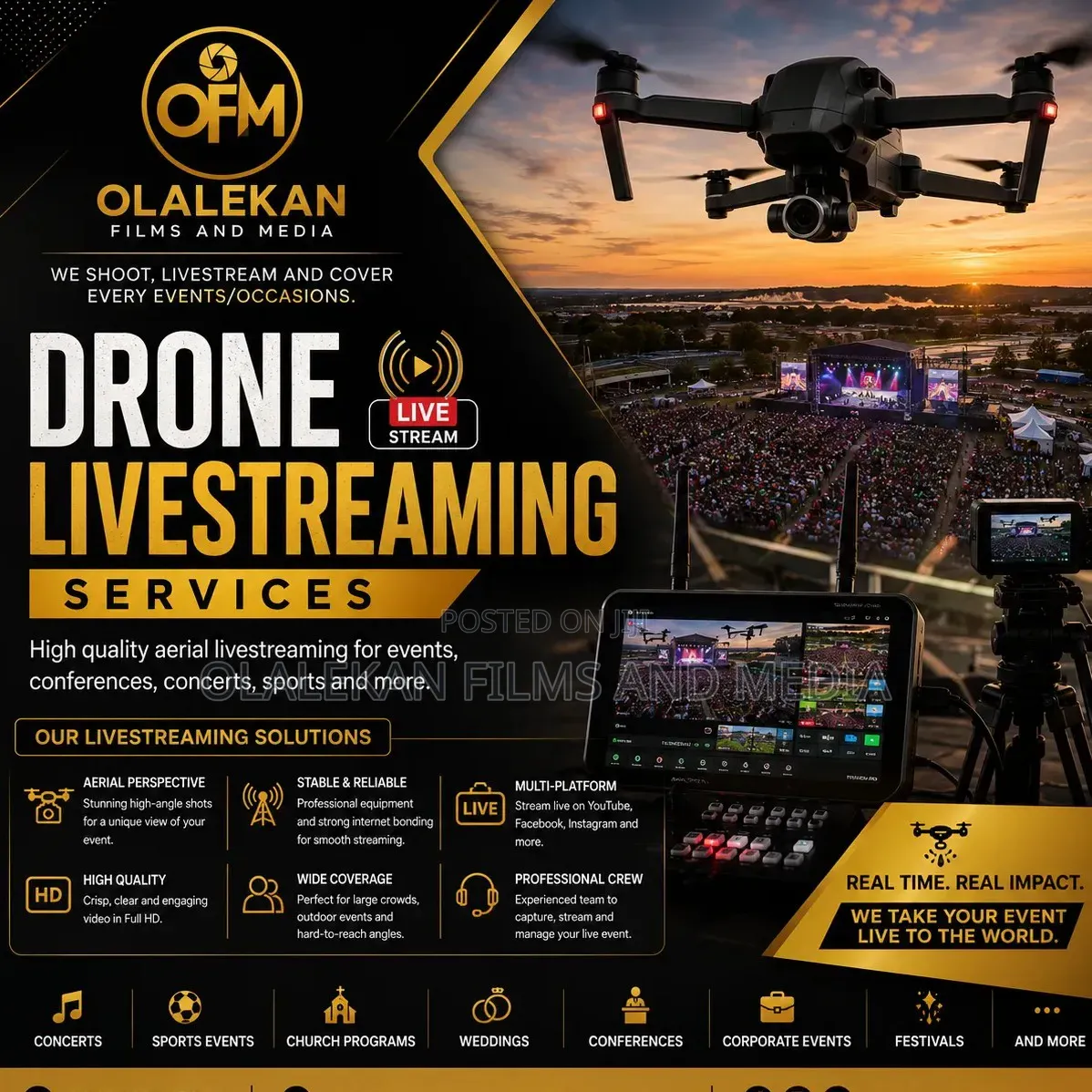 Drone Livestreaming Services