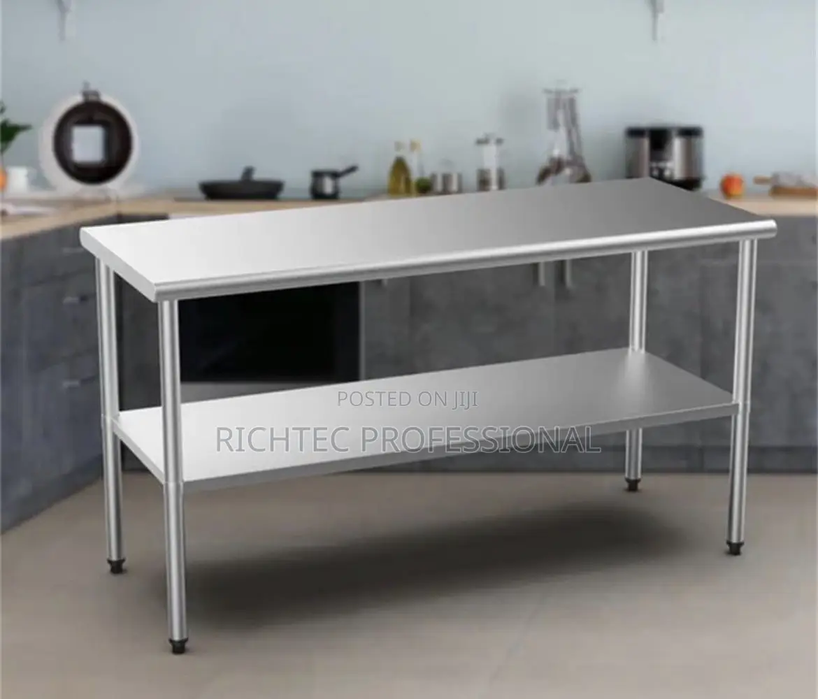 High Quality Heavy-Duty Stainless Steel Worktable With Undershelf