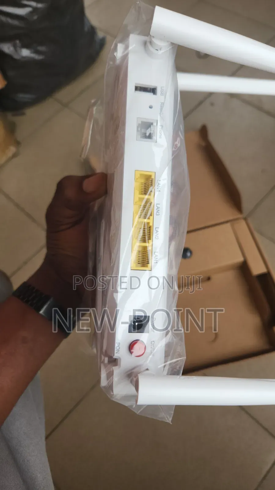 ZTE ZXHN F6600P WiFi 6 GPON ONT – Dual Band Fiber Router