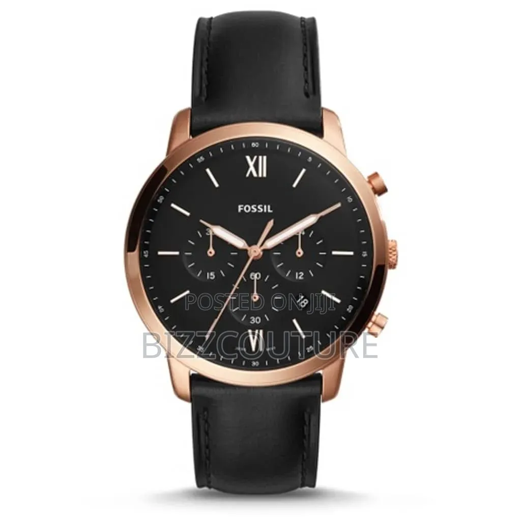 Original Fossil Men's Leather Strap Watch 100% Authentic Guaranteed