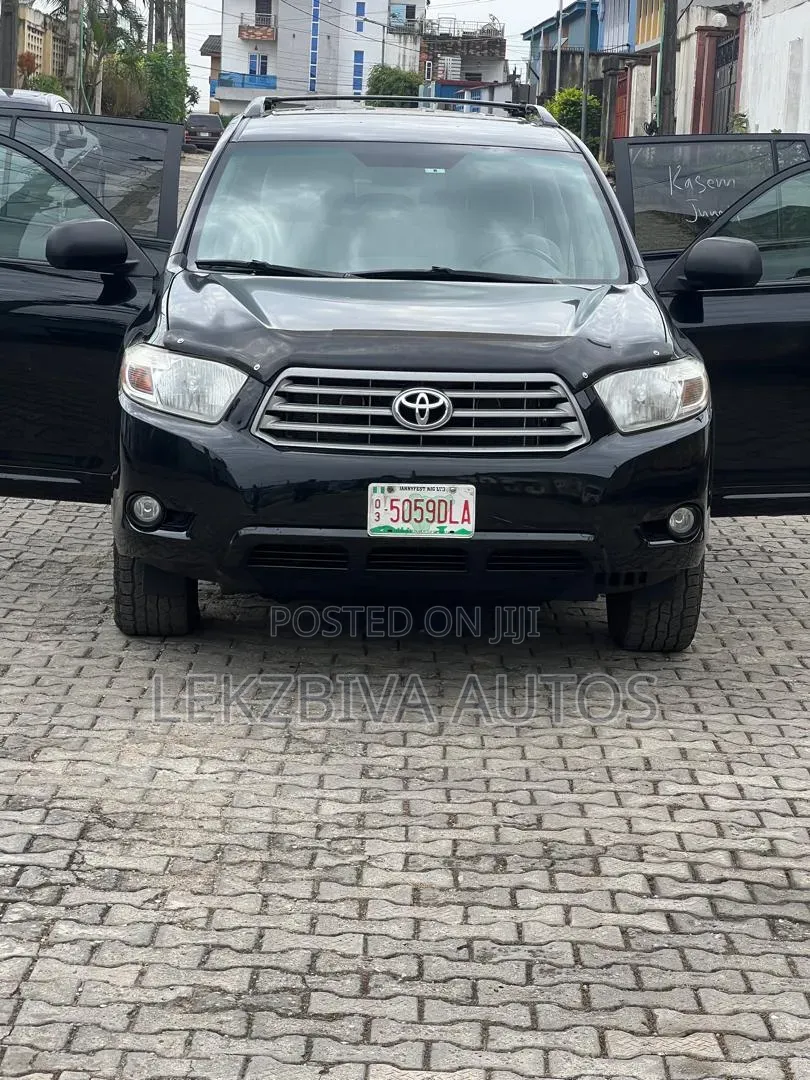 Toyota Highlander 4x4 2008 Black